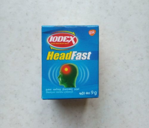 Бальзам Iodex против головной боли